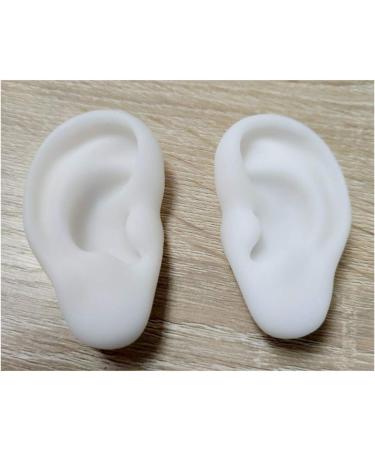 Simulation Ear Model Artificial Simulation Human Ear Model for Acupuncture - Soft Silicone Ear Model for Ear Picking Practice Studs Earring Headset Display Props Left - Buy Online on GoSupps.com