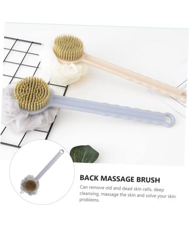 Healeved Double Sided Bath Brush Loofah Dish Sponge Set - 3 PCs | Body & Foot Exfoliating Scrubber | Shower & Back Scrubber Brushes - Buy Online on GoSupps.com