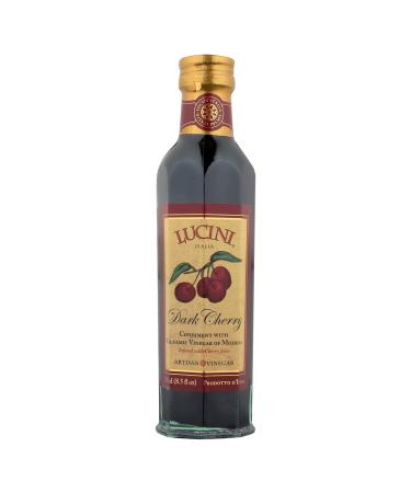 Lucini Italia Dark Cherry Balsamic Artisan Vinegar - Case of 6 - 8.5 Fl oz.
