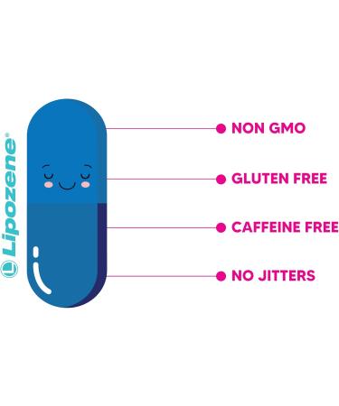 Lipozene Diet Pills - Weight Loss Supplement - 4 Bottles of 30 Capsules Each a Total of 120 Capsules! 30 Count (Pack of 4) - Buy Online on GoSupps.com