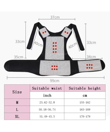 Shoulder Thermal Pillow & Warm Support Belt - XL Self-Warming Pain Relief & Magnetic Therapy Vest for Back & Waist | Reusable Unisex Comfort - Buy Online on GoSupps.com