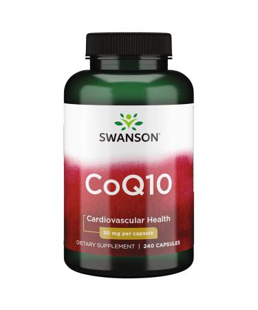 Swanson Coq10 30 30 Milligrams 240 Capsules