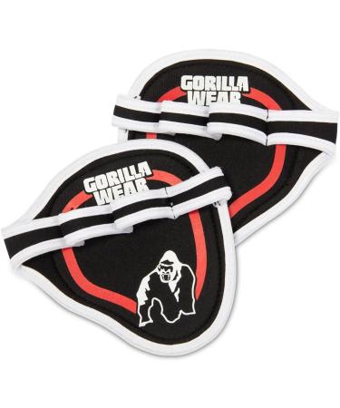 Gorilla Wear Palm Grip Pads Black/Red - One Size | Enhance Your Workout Grip - International Shipping Available - Buy Online on GoSupps.com