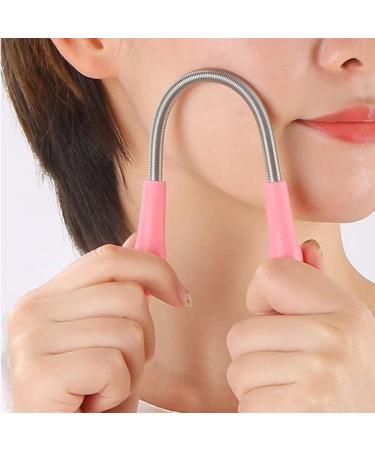 Ustnir Face Hair Remover - 4 Stainless Steel Manual Hair Removal Springs | Effective Facial Epilator Tool for Smooth Skin - Buy Online on GoSupps.com
