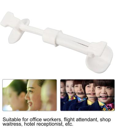 SMILE CORRECTOR FACIAL MUSCLE EXERCISER FACE LIFT LIP SHAPE BEAUTY TOOLS SUITABLE FOR OFFICE WORKERS FLIGHT ATTENDANT HEALTHY PLASTIC MATERIAL WHITE 1.8CM 10G - Buy Online on GoSupps.com