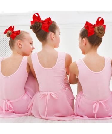 Yolev 6PCS Hair Bows for Girls - Hair Accessories for Teens, Toddlers & Kids - Red Hair Clips (6, 4, 3 Sizes) - Buy Online on GoSupps.com