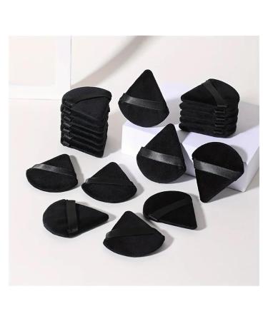 20 Pieces Black Triangle Powder Puff - Velour Makeup Sponge for Foundation - Wet/Dry Makeup Tool for Starters (Pink - Buy Online on GoSupps.com
