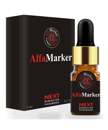 ALFAMARKER Pheromone Cologne for Men - Pheromone Oil Perfume Formula - Feromonas para Hombres Concentradas - Premium Scent 5ml - Great Holiday Gift