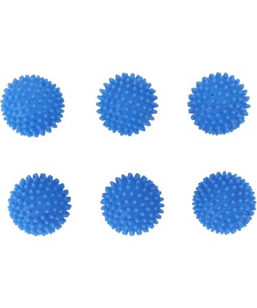 Eco Laundry Dryer Silicone Balls Silicone Laundry Dryer Reusable Balls Practical Reduce Drying Time Eliminate Wrinkles Reusable for Apartment (Blue 6 PCS) - Buy Online on GoSupps.com