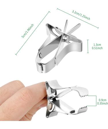 Parrots Fruit & Vegetable Feeder Clip - 5-Pack Metal Bird Cage Accessories for Sittiche & Nymphensittiche - Buy Online on GoSupps.com