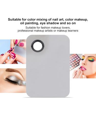 Wnvivi Stainless Steel Makeup Mixing Palette & Spatula Set - Ideal for Foundation & Nail Art | International Shipping Available - Buy Online on GoSupps.com