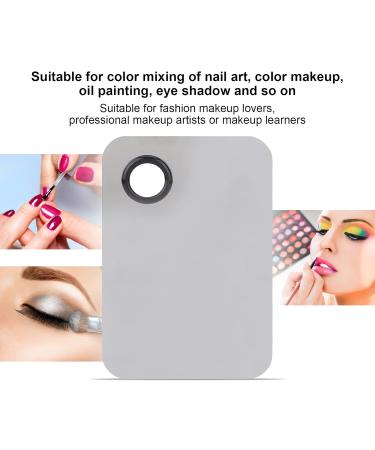 Buy Stainless Steel Mixing Palette & Spatula - Professional Cosmetic Makeup & Nail Art Tools for Perfect Blends | International Shipping Available - Buy Online on GoSupps.com
