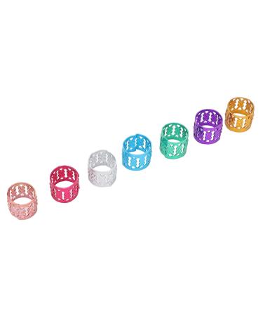 100 Pieces Hair Braid Cuff Rings - Dreadlocks Pearls & Bohemian Hip Hop Wig Accessories - Buy Online on GoSupps.com