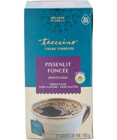 Teeccino Dandelion Tea Dark Roast Rich & Roasted Herbal Tea That s Caffeine Free & Prebiotic with Detoxifying Dandelion Root 25 Tea Bags - Buy Online on GoSupps.com