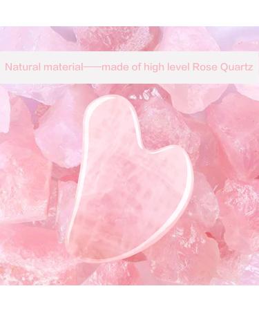 Shop Gua Sha Facial Tools - Rose Quartz & Pink Gua Sha Stones for Puffy Eyes & Jawline Sculpting | International Shipping Available - Buy Online on GoSupps.com