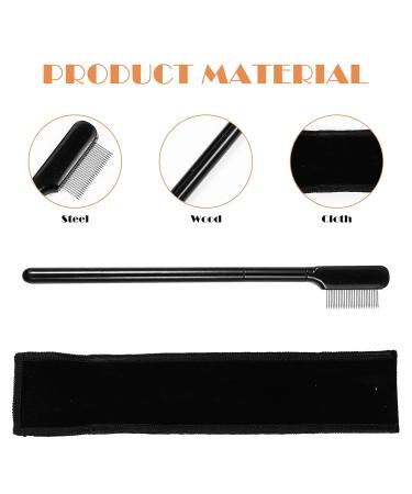 Didiseaon 8 Sets Eyelash Comb & Brow Brush - Eyelash Wands Mascara & Eyebrow Trimming Tool with Stylish Bag | Perfect for Makeup Lovers - Buy Online on GoSupps.com
