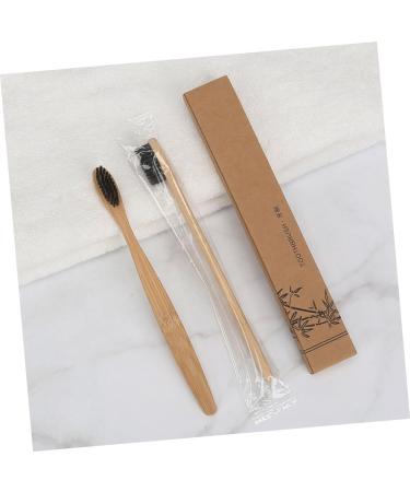FRCOLOR 6pcs Wooden Toothbrush Set - Soft Bristles Travel-Friendly Pack - Buy Online on GoSupps.com