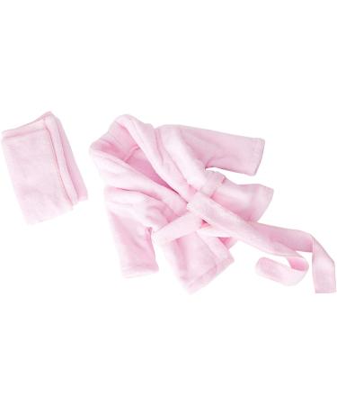 Ruspela Baby Costume Set - Bathrobe & Towel for Newborn Photography (3-6m) - UK Rose - International Shipping Available - Buy Online on GoSupps.com