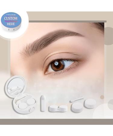 Personalized WARSONIOD Contact Lens Case - Custom Photo Travel Set with Mirror & Tweezers - Buy Online on GoSupps.com