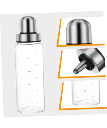 BESTonZON 3 Pcs Lecythus Salad Oil Dispenser Oil Bottle Pourer Vinegar Container Ketchup Bottle Olive Oil Dispenser Syrup Bottles Sauce Dispenser Bbq Oil Bottle Soybean Paste Leakproof Glass 6X20CMx3pcs As Shownx3pcs - Buy Online on GoSupps.com