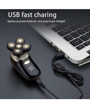 5-in-1 Electric Razor for Men - Waterproof Professional Shaver with Fast Charging & 5D Floating Heads | Ideal for Wet and Dry Shaving - Buy Online on GoSupps.com