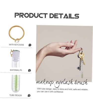 Housoutil Lash Extension Supplies 10 pcs Chain for Women Green Diamond Tube Girl Chains Lash Mascara Make Keychain Empty - Buy Online on GoSupps.com