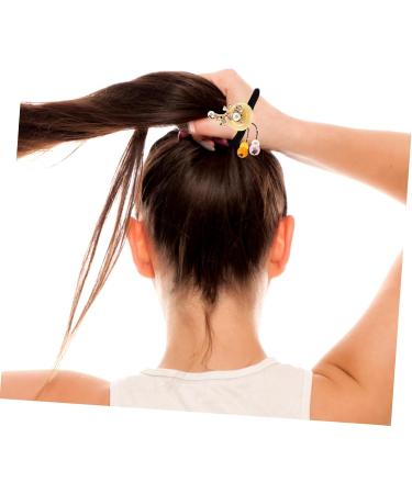 minkissy 1pc Hair Accessories Hair Rope Hair Tie Rustic Hair Rope Scrunchie Crystal Beads Hair Ring Metal Floral Hair Ring Agate Ponytail Holder Jewelry Hair Circle Vintage Copper Etc. Bun - Buy Online on GoSupps.com