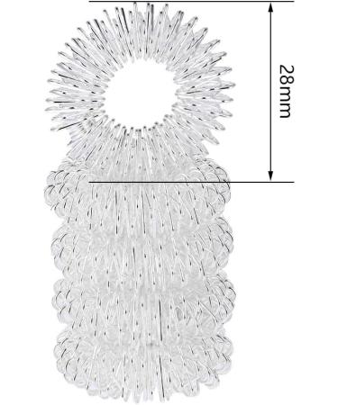 Fanshiontide 12-Piece Acupressure Ring Set | Anti-Stress Rings for Stress Relief & Massage (6 Gold + 6 Silver) - Buy Online on GoSupps.com