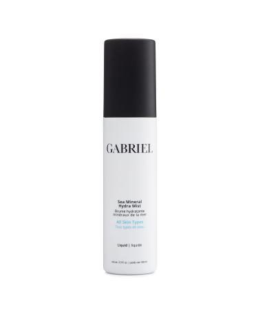 Gabriel Sea Mineral Hydra Mist Natural Paraben Free Vegan Cruelty-free Non GMO gently tone and remineralize skin with blend of active ingredients from sea while setting makeup 3.3 oz.