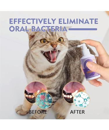 Pet Clean Teeth Spray Petry Teeth Cleaning Spray for Dogs & Cats Natural Breath Freshener For Dogs Cats Pet Oral Care Spray Targets TartarPlaque (2Pcs) - Buy Online on GoSupps.com
