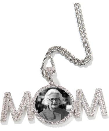 OralGos Sublimation Necklace - Unique Mom Pattern Heat Transfer Clavicle Chain Jewelry for Mother's Day - Perfect Gift! - Buy Online on GoSupps.com