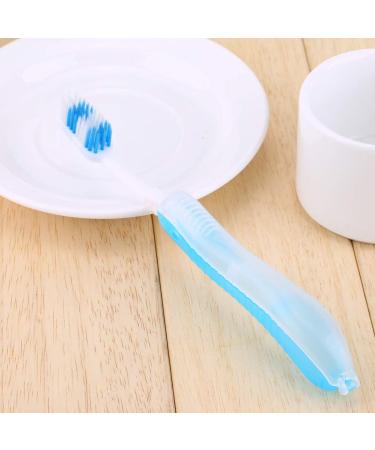Travel Folding Toothbrush | Collapsible Medium Bristle Brush for Camping & Hiking - Buy Online on GoSupps.com