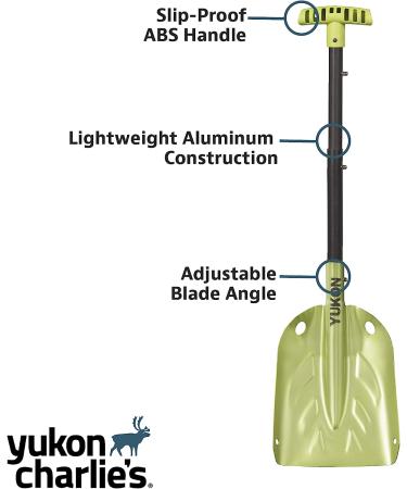 Yukon Charlie's Collapsible Snow Shovel - Lightweight and Durable for Camping, Car, Emergency Kit - Buy Online on GoSupps.com