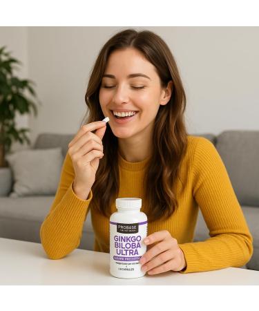 Probase Nutrition Ginkgo Biloba Ultra 60 Capsules 30-Day Supply - Buy Online on GoSupps.com