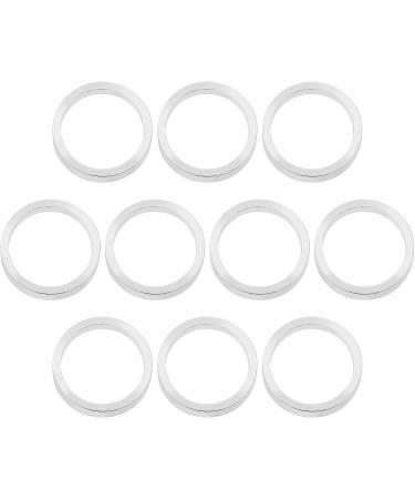 10PCS Aluminum Alloy Chainring Bolt Spacers - 10mm Inner Diameter, 2mm Thickness | Bike Chainwheel Conversion Gasket - Buy Online on GoSupps.com