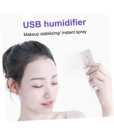 Ipetboom 1pc Steamer Portable Facial Hunidifier Carpet Spots Nano Mist Sprayer Spray Meter Steamboat Cosmetic 10.5*3cm White - Buy Online on GoSupps.com