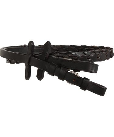 Premium Black Brown Raised Eventing Leather Horse English Bridle - Hand Stitched Acerugs - Buy Online on GoSupps.com