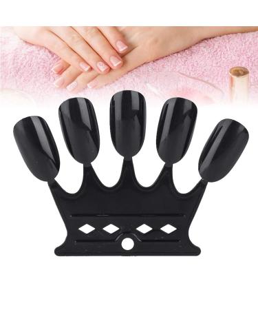 Nail Art Tips - 10pcs Black Nail Sticks Display for Polish & Gel - Perfect Manicure Practice Tool - Buy Online on GoSupps.com