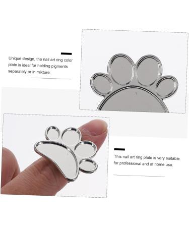 Mikinona Finger Palette Nail Art Palette Plates Mixing Bowl - Buy Online on GoSupps.com