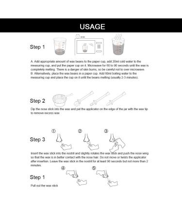 Portable Nasal Wax Set - Quick & Painless Hair Removal for Men & Women | Depilatory Wax Beans & Applicator Sticks - Buy Online on GoSupps.com