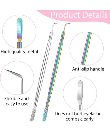 Amabro Lash Lift and Tint Kit 2 in 1 Professional Stainless Steel Lash Lift Tool Reusable Eye Lash Lift Tool Kit Eyelash Separator Tool with Separating Comb - Buy Online on GoSupps.com