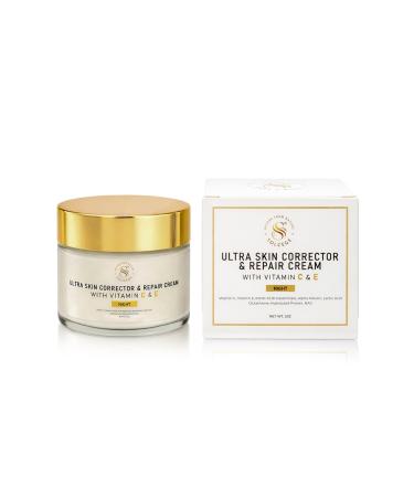 SOLCEGE Dark Spot Corrector & Hyperpigmentation Treatment Cream for Face Uneven Skin Tone Repair with Intense Hydration Alpha Arbutin Kojic Acid & Vitamin C For Men & Women 2 oz