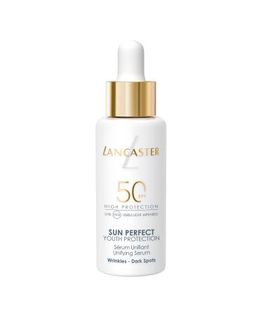 Coty Lancaster Sun Perfect Unifying Serum SPF50 30ml Photoaging Control Broad Spectrum Sun Protection With Sun Repair System & Glow Booster Complex Lightweight Texture Suitable as a makeup base
