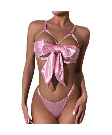 Carrier undershirt with flower pattern lingerie lingerie spaghetti wearer dress chubby with hole underwear jam was plus size tip baby doll nightwear overall long arm open in the crotch black pink s