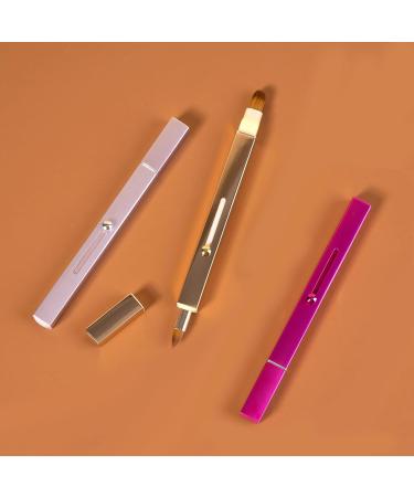 Buy 3-Pack Retractable Lip Applicator Brush Set - Professional Dustproof Makeup Brushes in Pink Red Gold - Perfect for Lipstick & Lip Gloss - Buy Online on GoSupps.com