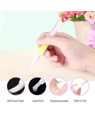 Jutqut Cuticle Oil Pen 6Pcs Nail Polish Repair Gel Pen Care Oil Pen Nutrition Oil Nail Care Repair Cracked Dry Cuticle Manicure Care Moisturize & Polish for Nails Strengthener Nail Growth - Buy Online on GoSupps.com