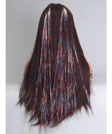 250 Multicolour Hair Tinsel Extensions - Fairy Holographic Sparkle Glitter - Women's Hair Accessories - Buy Online on GoSupps.com