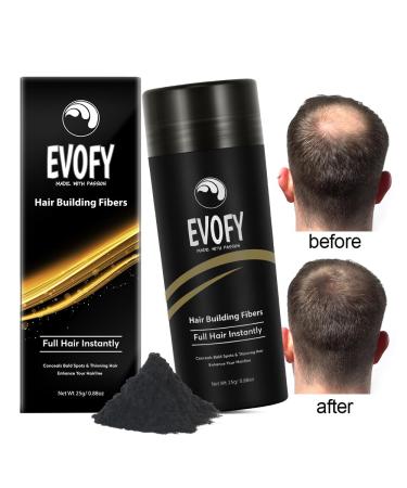 Hair Fiber for Thinning Hair & Bald Spots - Natural Hair Building Fibers Instantly Thicker Hair (Medium Brown) - 25g | Ideal for Men & Women - Buy Online on GoSupps.com