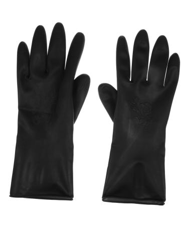 DOITOOL 3 Pairs Hair Salon Gloves Hair Dye Gloves Hair Dye Remover Hair Washing Gloves Men Shampoo Hair Dressing Gloves Shampoo for Colored Hair Slipper Socks for Women Man Tool Emulsion