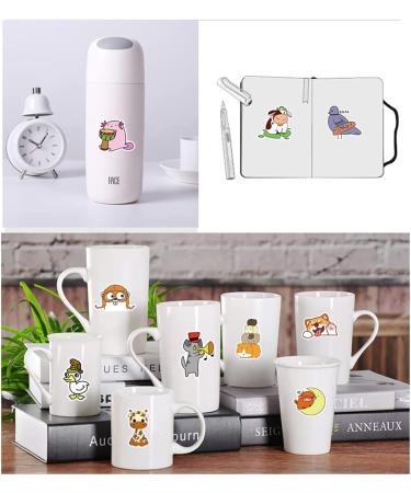100pcs Cute Animal Stickers - Vibrant Laptop & Water Bottle Decals for Kids Teens & Girls - Frog Penguin Fox Panda & Elephant Designs - Buy Online on GoSupps.com